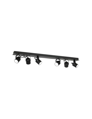 Milagro Lampa sufitowa PICO BLACK 6xGU10 MLP998