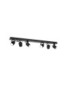 Milagro Lampa sufitowa PICO BLACK 6xGU10 MLP998