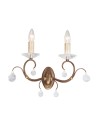 Elstead Lighting Interior Kinkiet LUNETTA 2x60W E14 LUN2 BRONZE