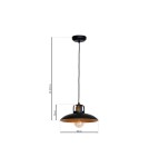 Milagro Lampa Wisząca FELIX 1xE27 MLP3682 Milagro Lampa Wisząca FELIX 1xE27 MLP3682
