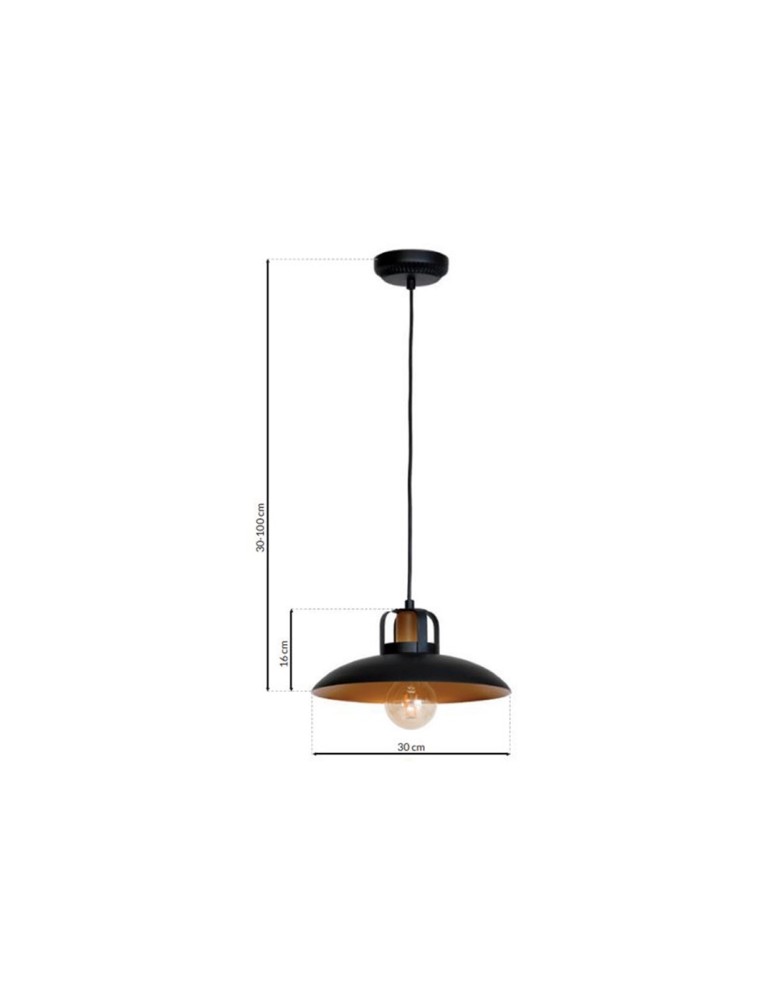 Milagro Lampa Wisząca FELIX 1xE27 MLP3682 Milagro Lampa Wisząca FELIX 1xE27 MLP3682