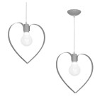 Milagro Lampa wisząca AMORE GREY 1xE27 MLP9822 Milagro Lampa wisząca AMORE GREY 1xE27 MLP9822
