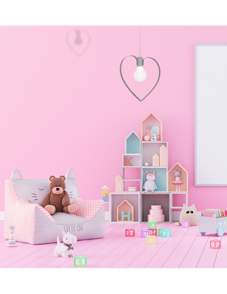 Milagro Lampa wisząca AMORE GREY 1xE27 MLP9822 Milagro Lampa wisząca AMORE GREY 1xE27 MLP9822