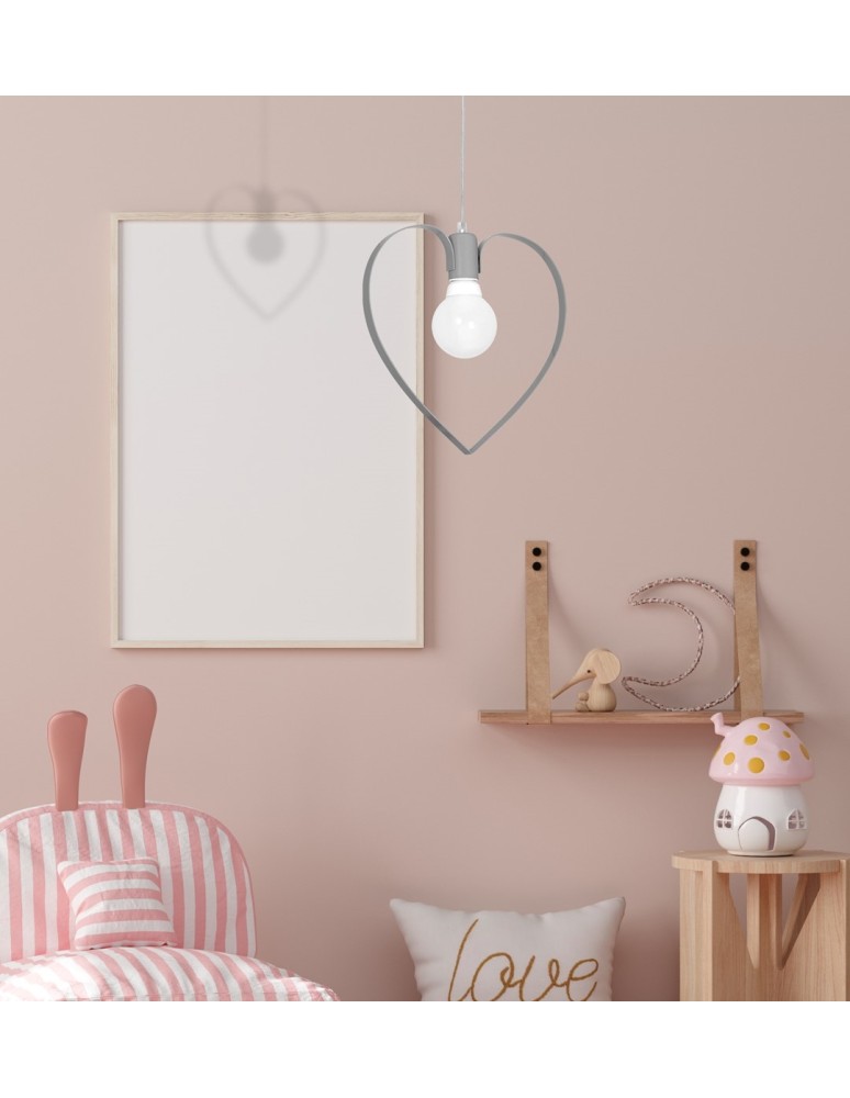Milagro Lampa wisząca AMORE GREY 1xE27 MLP9822 Milagro Lampa wisząca AMORE GREY 1xE27 MLP9822
