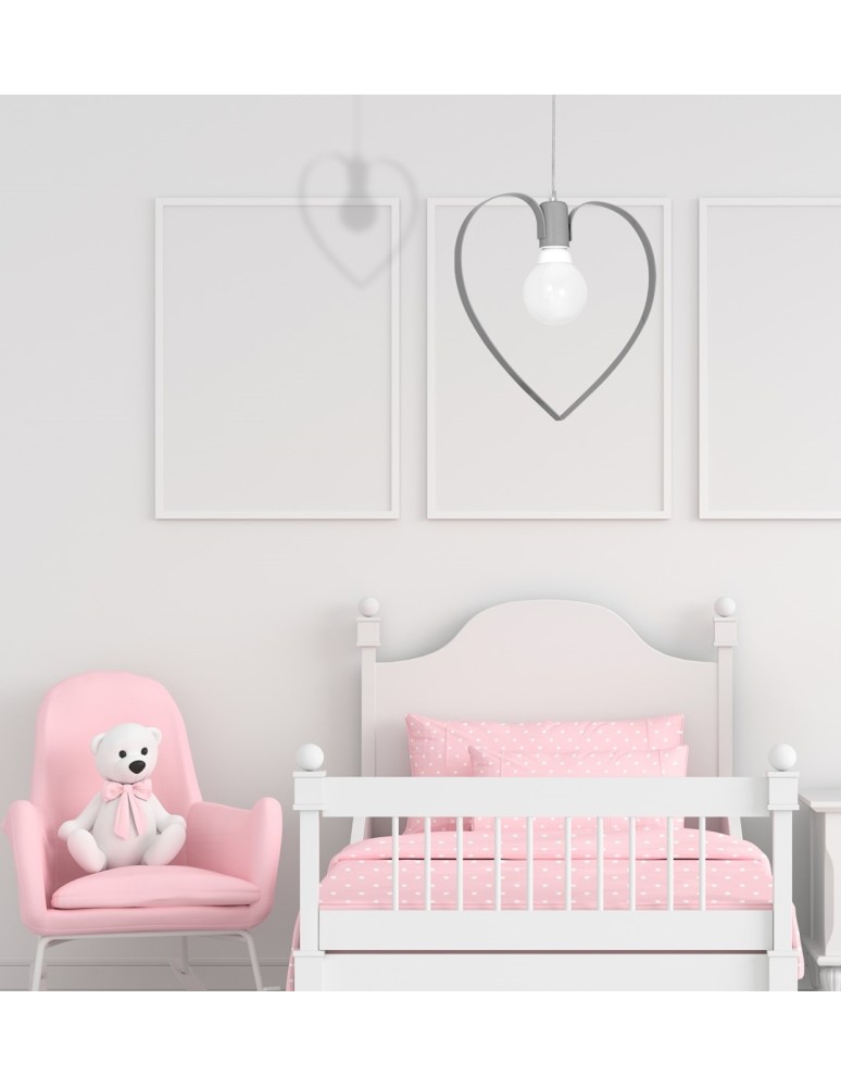 Milagro Lampa wisząca AMORE GREY 1xE27 MLP9822 Milagro Lampa wisząca AMORE GREY 1xE27 MLP9822