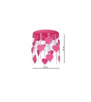 Milagro Lampa Sufitowa CORAZON 3xE27 MLP1150 Milagro Lampa Sufitowa CORAZON 3xE27 MLP1150