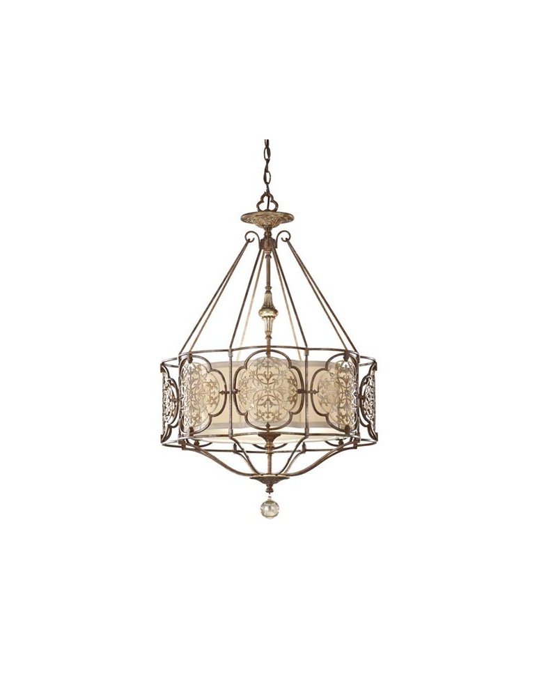 Żyrandole - Feiss MARCELLA 3x100W E27 FE/MARCELLA/P Wisząca - produkt kolory-swiatla.pl 1