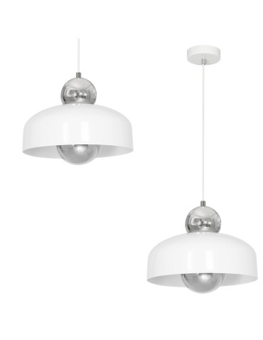 Milagro Lampa Wisząca HARALD WHITE 1xE27 MLP3770