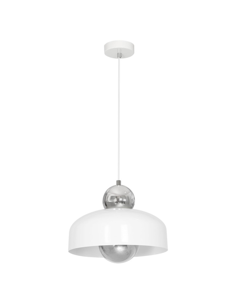 Milagro Lampa Wisząca HARALD WHITE 1xE27 MLP3770
