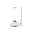 Lampy wiszące - Milagro Lampa Wisząca HARALD WHITE 1xE27 MLP3770 - product 9
