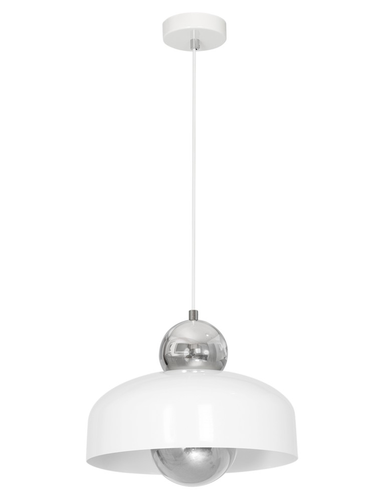 Milagro Lampa Wisząca HARALD WHITE 1xE27 MLP3770