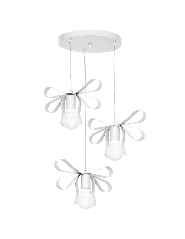 Milagro Lampa Wisząca EMMA WHITE 3xE27 MLP1037