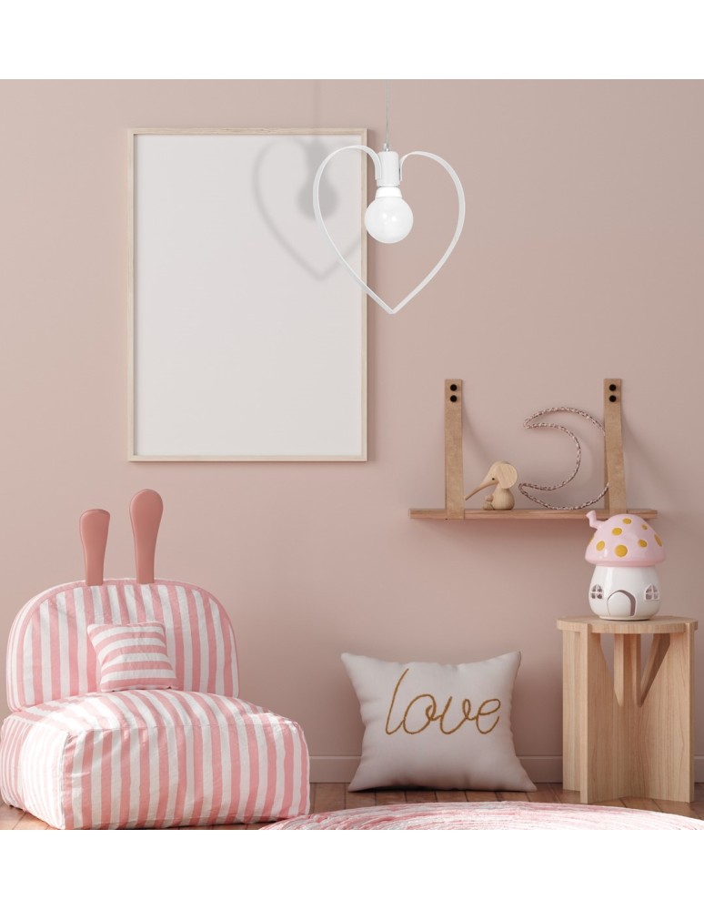 Milagro Lampa wisząca AMORE WHITE 1xE27 MLP9950 Milagro Lampa wisząca AMORE WHITE 1xE27 MLP9950