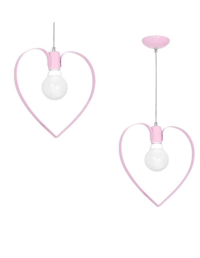 Milagro Lampa wisząca AMORE PINK 1xE27 MLP9953 Milagro Lampa wisząca AMORE PINK 1xE27 MLP9953