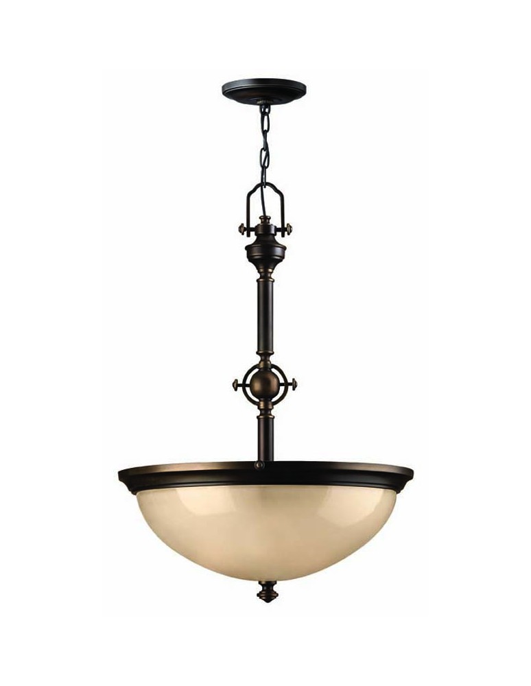 Żyrandole retro - Hinkley Wisząca MAYFLOWER 3x100W E27 HK/MAYFLOWER/P/C - produkt kolory-swiatla.pl 1