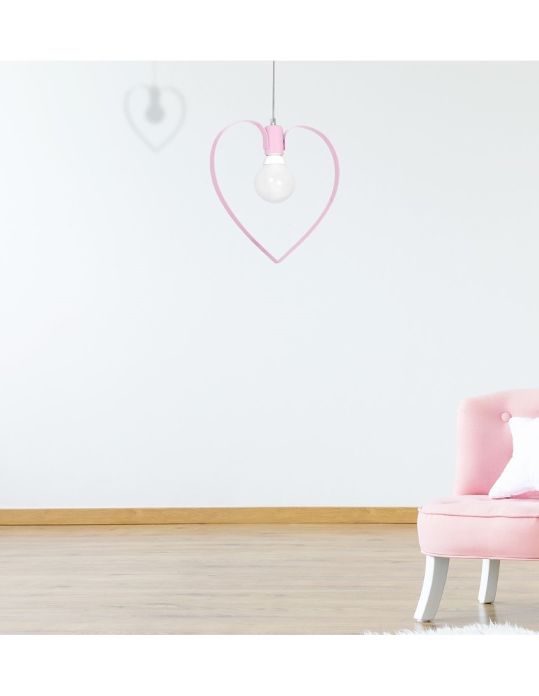 Milagro Lampa wisząca AMORE PINK 1xE27 MLP9953 Milagro Lampa wisząca AMORE PINK 1xE27 MLP9953