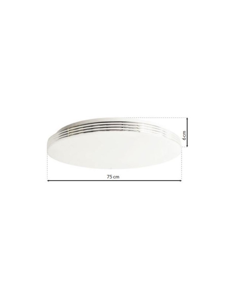 Milagro Plafon SIENA 80W LED Ø750 mm + pilot ML3703