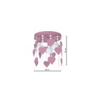 Milagro Lampa Sufitowa CORAZON 3xE27 MLP1149 Milagro Lampa Sufitowa CORAZON 3xE27 MLP1149