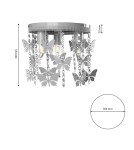 Lampy sufitowe dziecięce - Milagro Lampa Sufitowa ANGELICA 3xE27 MLP1167 - product 5