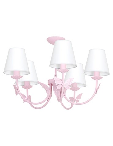 Milagro Żyrandol ALICE PINK 5xE14 MLP964