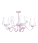 Milagro Żyrandol SARA PINK 5xE14 MLP1052 Milagro Żyrandol SARA PINK 5xE14 MLP1052