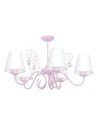 Milagro Żyrandol SARA PINK 5xE14 MLP1052