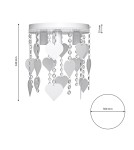 Lampy sufitowe dziecięce - Milagro Lampa Sufitowa  CORAZON 3xE27 MLP1148 - product 10