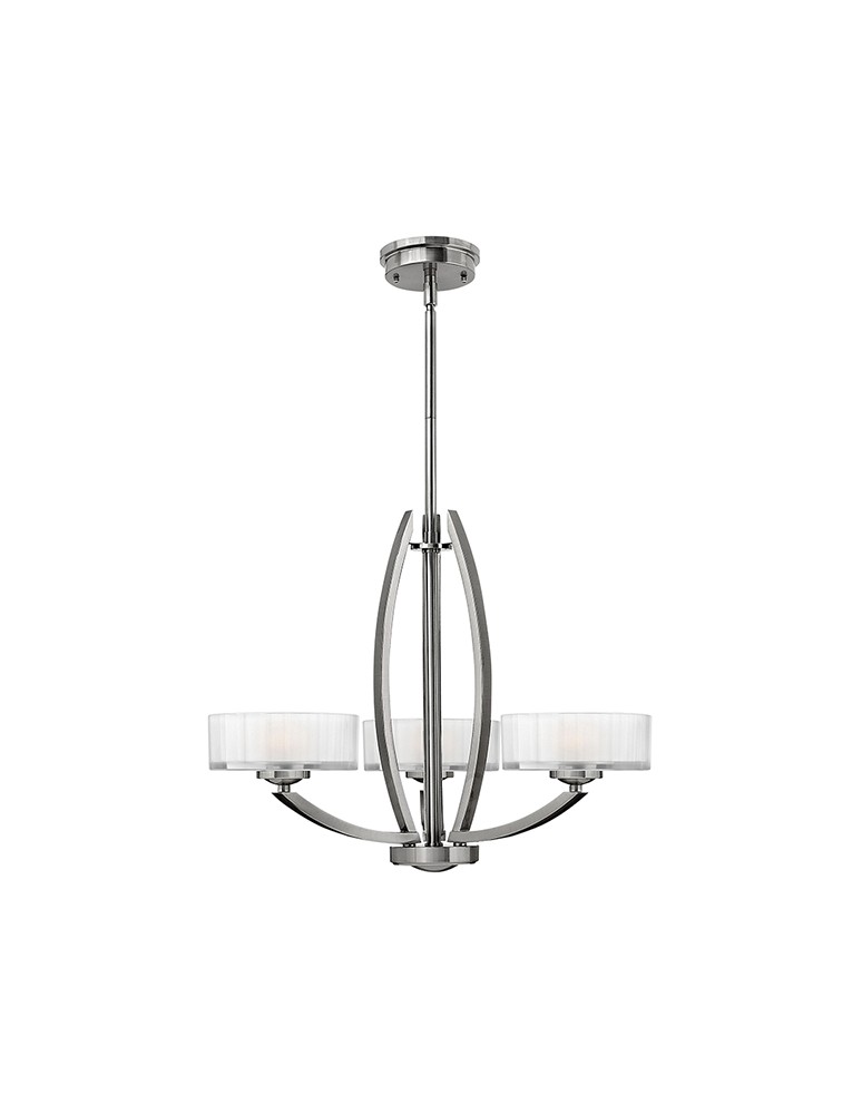 Żyrandole nowoczesne - Hinkley MERIDIAN 3x60W G9 HK/MERIDIAN3 Wisząca - produkt kolory-swiatla.pl 1