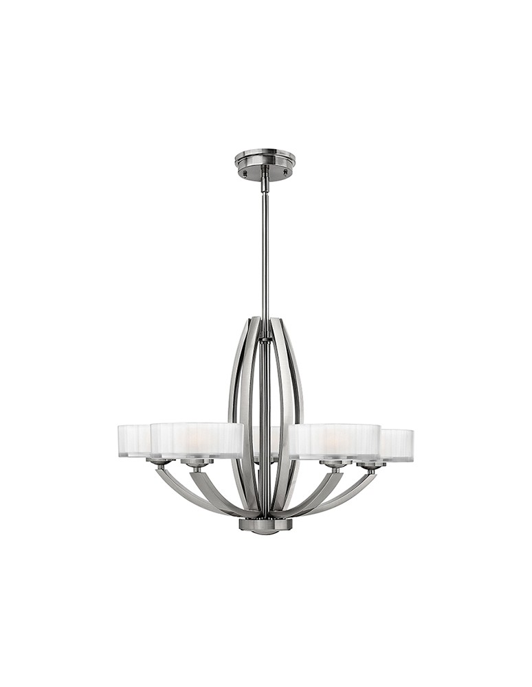 Żyrandole nowoczesne - Hinkley MERIDIAN 5x60W G9 HK/MERIDIAN5 Wisząca - produkt kolory-swiatla.pl 1