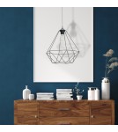 Milagro Lampa wisząca BASKET GRAY 1xE27 MLP7216 Milagro Lampa wisząca BASKET GRAY 1xE27 MLP7216