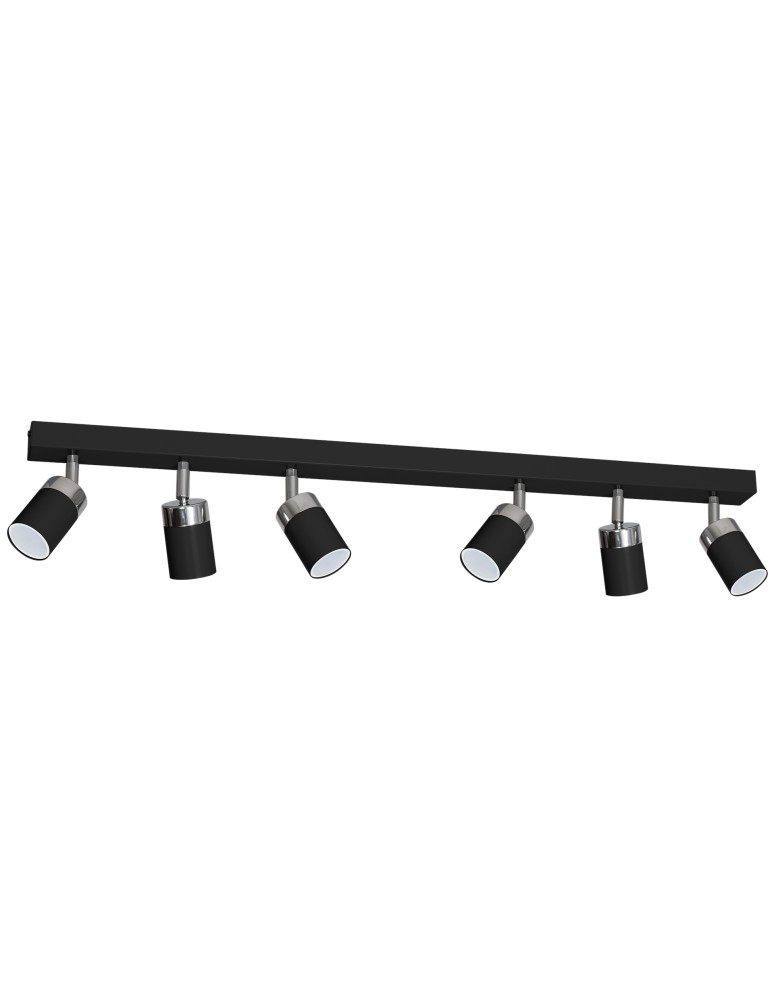 Milagro Lampa sufitowa JOKER BLACK 6xGU10 MLP1340 Milagro Lampa sufitowa JOKER BLACK 6xGU10 MLP1340