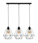 Milagro Lampa wisząca BASKET BLACK 3xE27 MLP7215 Milagro Lampa wisząca BASKET BLACK 3xE27 MLP7215