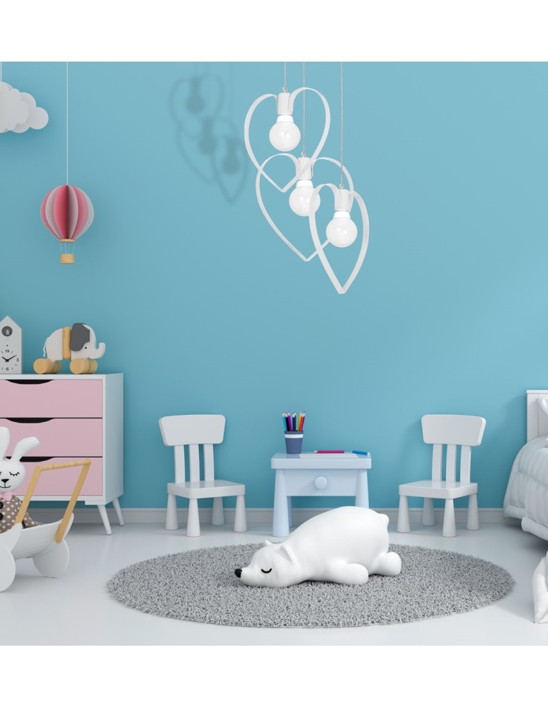 Milagro Lampa wisząca AMORE WHITE 3xE27 MLP9951 Milagro Lampa wisząca AMORE WHITE 3xE27 MLP9951