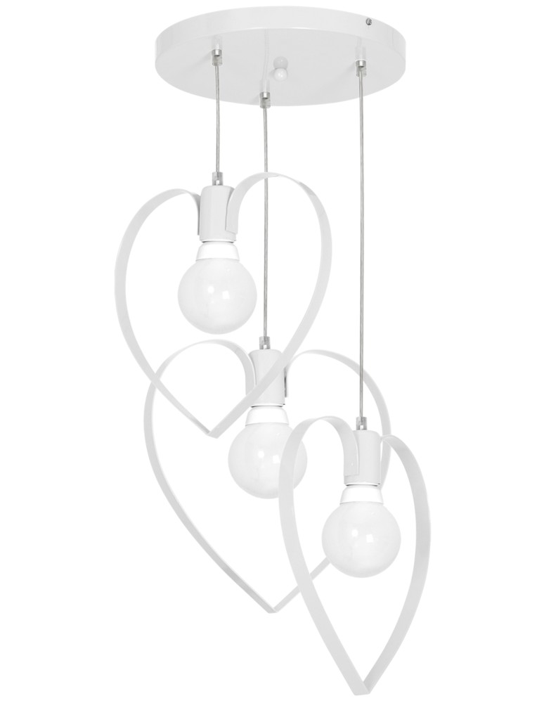 Milagro Lampa wisząca AMORE WHITE 3xE27 MLP9951 Milagro Lampa wisząca AMORE WHITE 3xE27 MLP9951