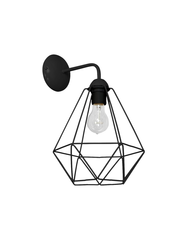 Milagro Kinkiet BASKET BLACK 1xE27 MLP7206