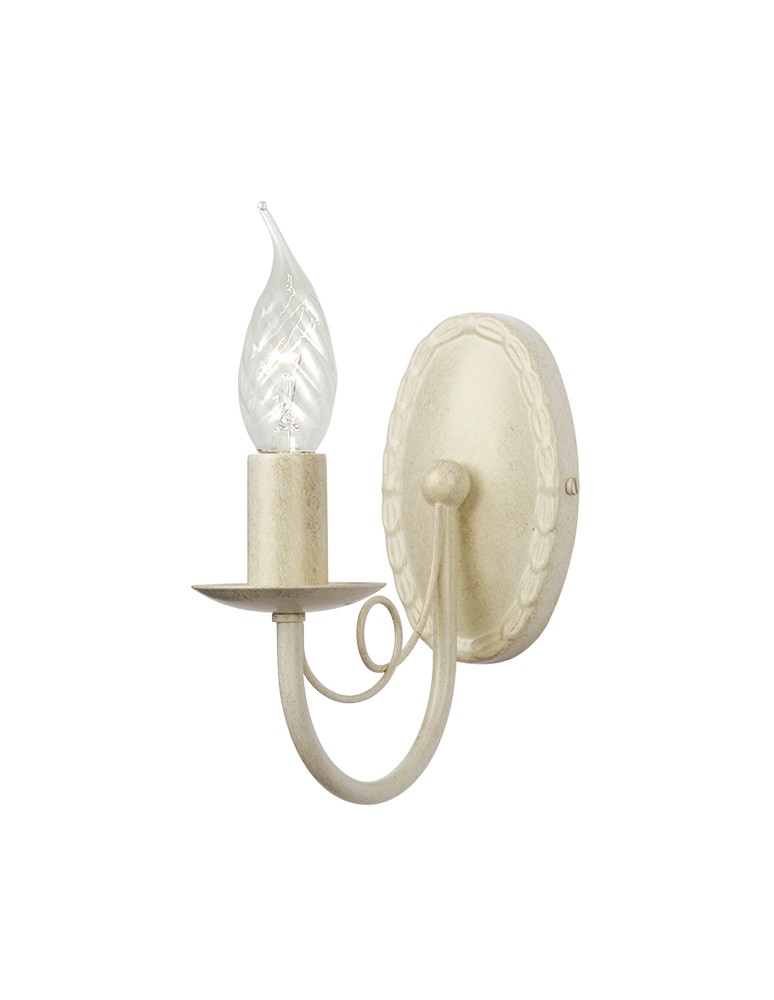 Kinkiety świecznikowe - Elstead Lighting Interior Kinkiet MINSTER 1x60W E14 MN1 IV/GOLD - produkt kolory-swiatla.pl 1