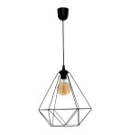 Milagro Lampa wisząca BASKET BLACK 1xE27 MLP7214 Milagro Lampa wisząca BASKET BLACK 1xE27 MLP7214