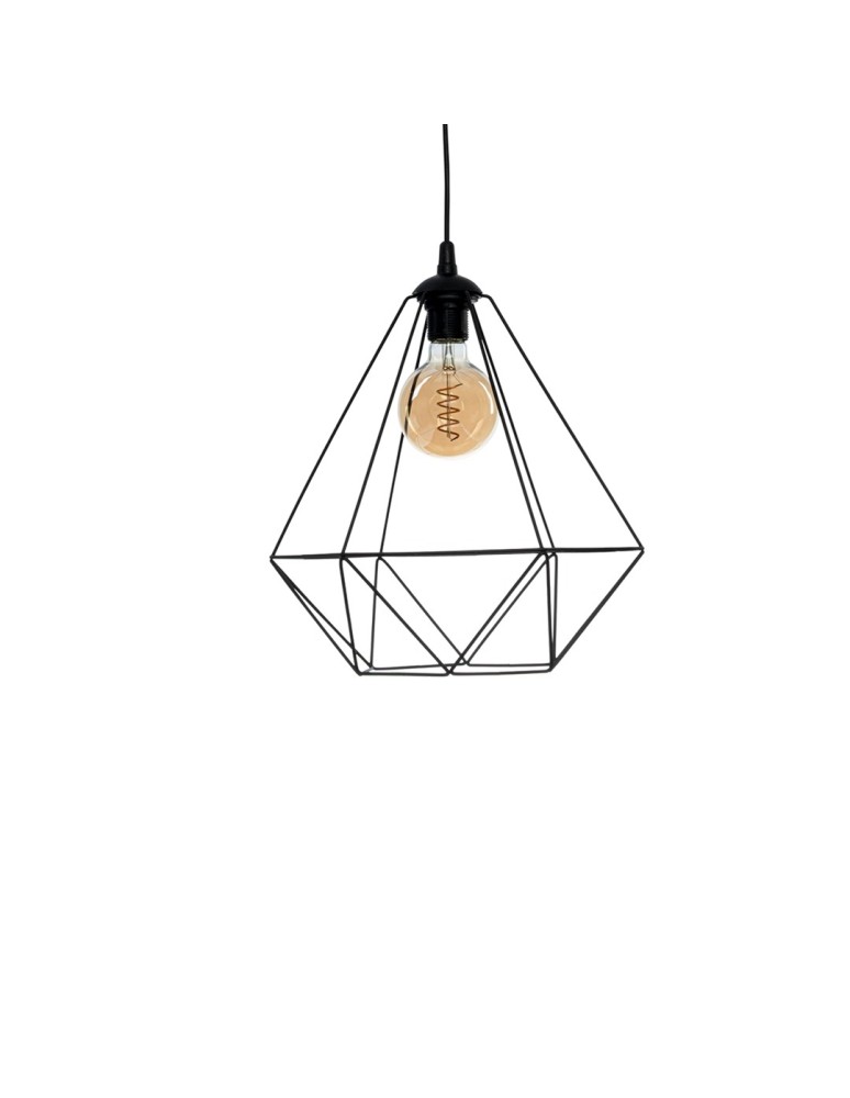 Milagro Lampa wisząca BASKET BLACK 1xE27 MLP7214 Milagro Lampa wisząca BASKET BLACK 1xE27 MLP7214
