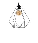 Milagro Lampa wisząca BASKET BLACK 1xE27 MLP7214 Milagro Lampa wisząca BASKET BLACK 1xE27 MLP7214