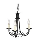 Żyrandole retro - Elstead Lighting Interior Wisząca MINSTER 3x60W E14 MN3 BLACK - product 1