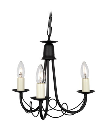 Elstead Lighting Interior Wisząca MINSTER 3x60W E14 MN3 BLACK