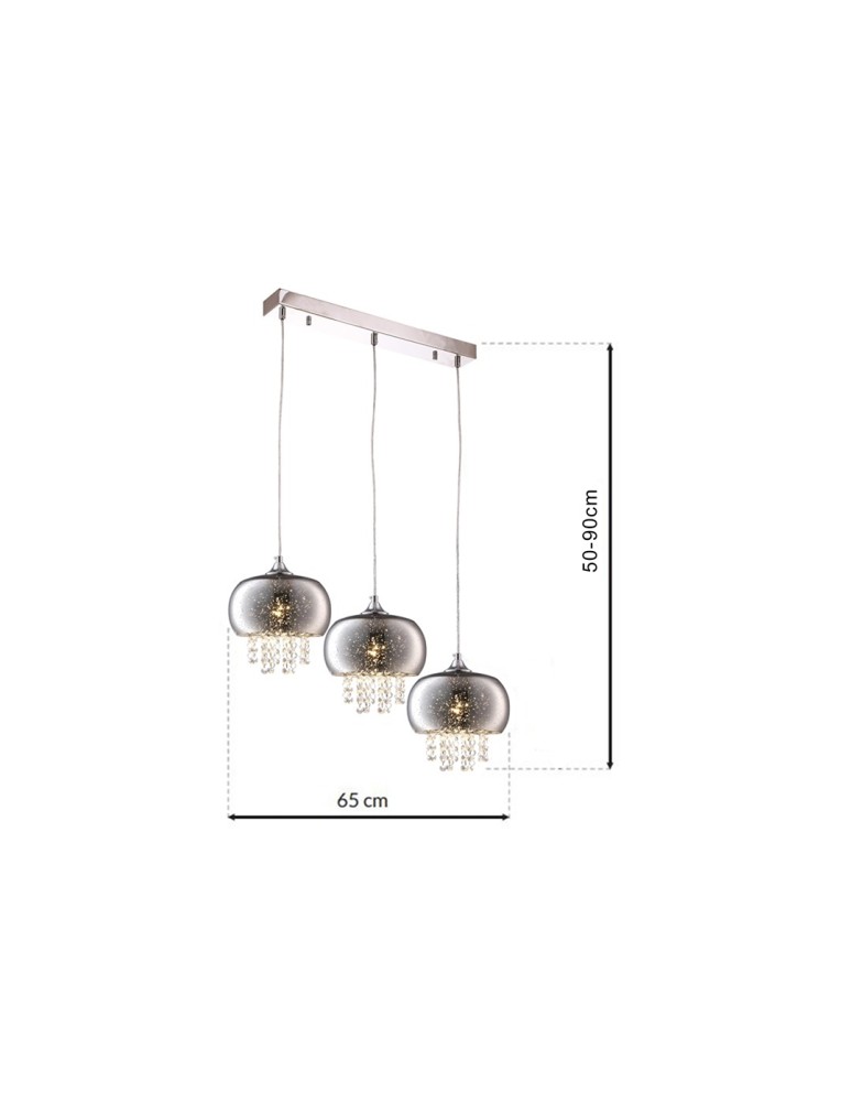 Milagro Lampa Wisząca STARLIGHT 3xE14 ML3787