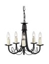 Elstead Lighting Interior Wisząca MINSTER 5x60W E14 MN5 BLACK
