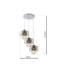 Milagro Lampa Wisząca STARLIGHT 3xE14 ML3788 Milagro Lampa Wisząca STARLIGHT 3xE14 ML3788