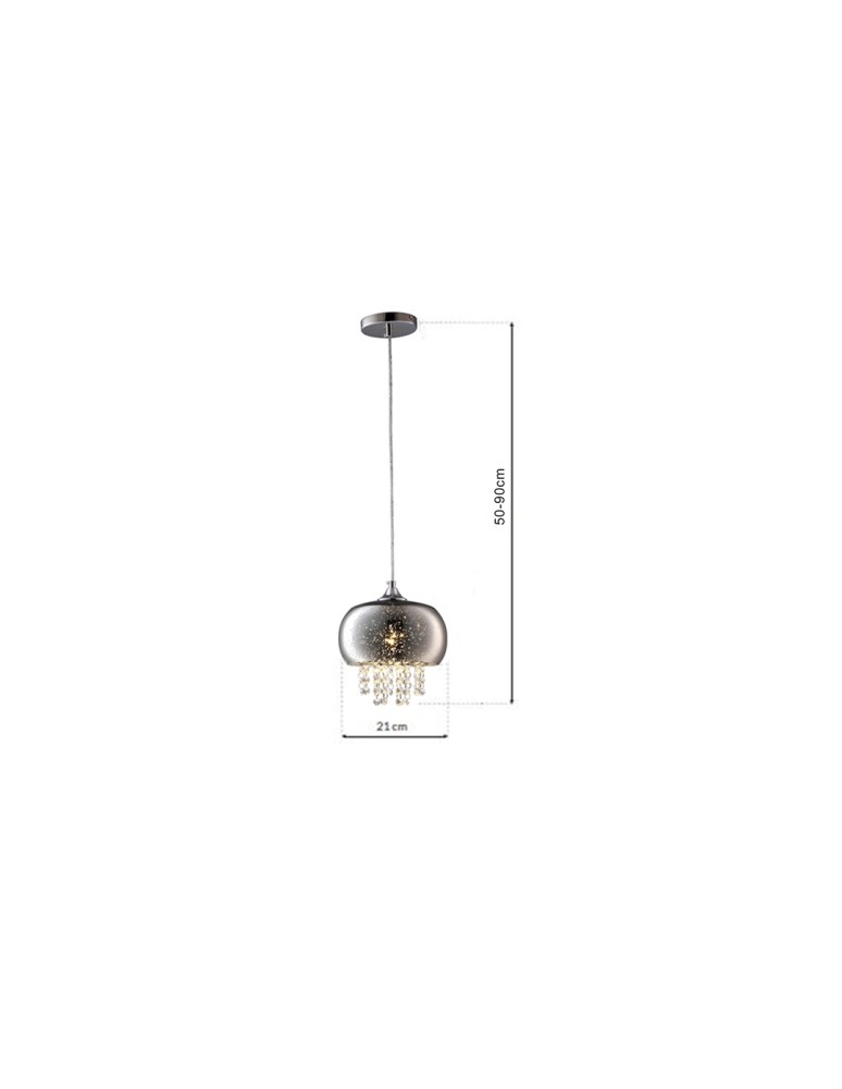Milagro Lampa Wisząca STARLIGHT 1xE14 ML3789 Milagro Lampa Wisząca STARLIGHT 1xE14 ML3789