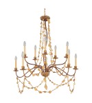 Żyrandole - Elstead Lighting Flambeau Wisząca MOSAIC 10x60W E14 FB/Mosaic10 - produkt 1