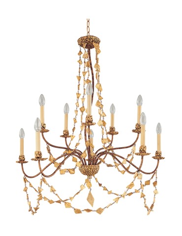 Elstead Lighting Flambeau Wisząca MOSAIC 10x60W E14 FB/Mosaic10