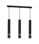 Lampy wiszące potrójne - Milagro Lampa wisząca JOKER BLACK 3xGU10 MLP1414 - product 1