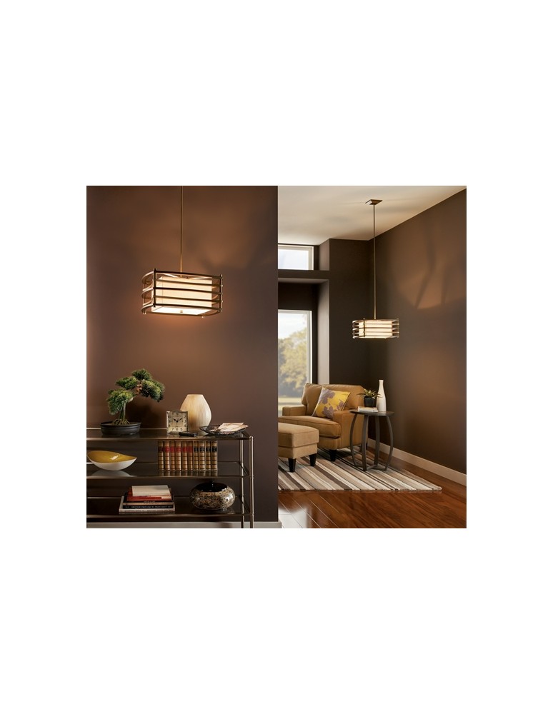 Lampy wiszące - Elstead Lighting Kichler Wisząca MOXIE 2x100W E27 KL/MOXIE/P/S - produkt kolory-swiatla.pl 2