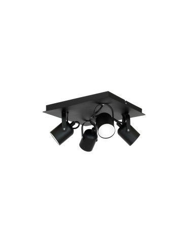 Milagro Lampa sufitowa PICO BLACK 4xGU10 MLP997
